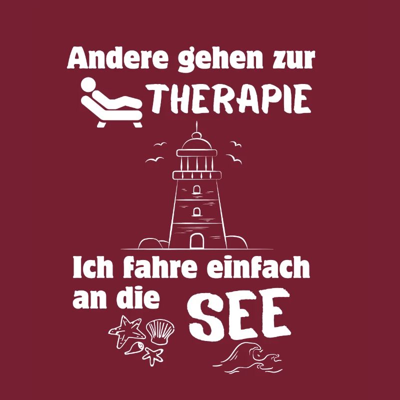 Nordsee oder Ostsee statt Therapie lustiger Spruch