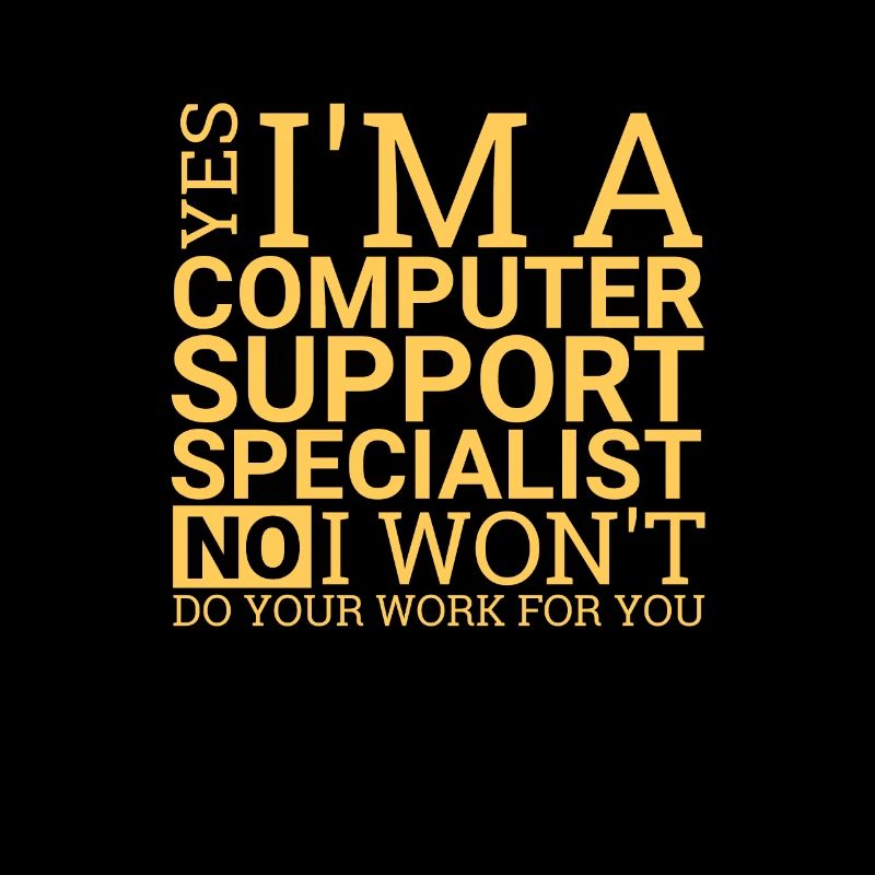 Computer Support Specialist Work | IT Support"