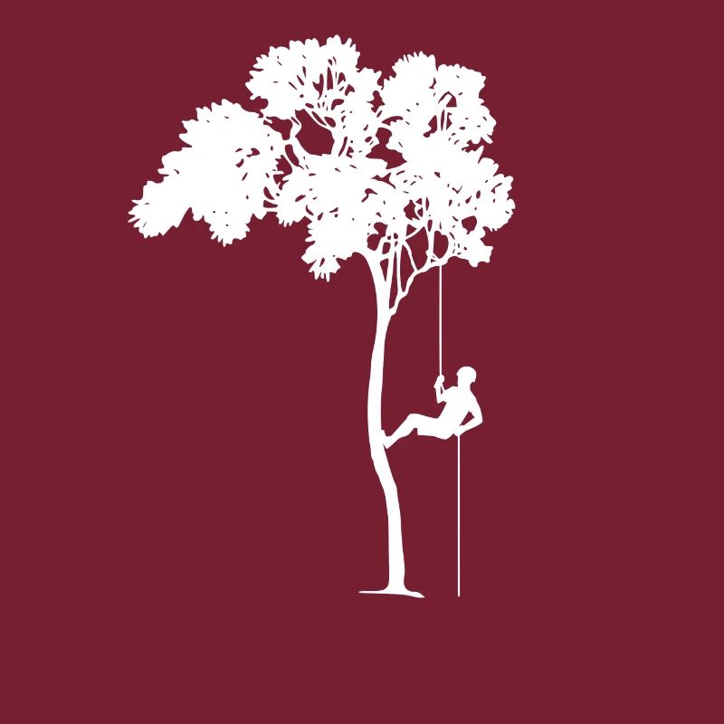 Baum Abseilen Klettern Beruf Geschenk