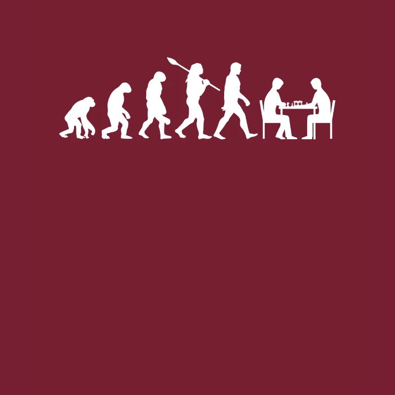 Evolution Schach Schachspieler Schachspiel