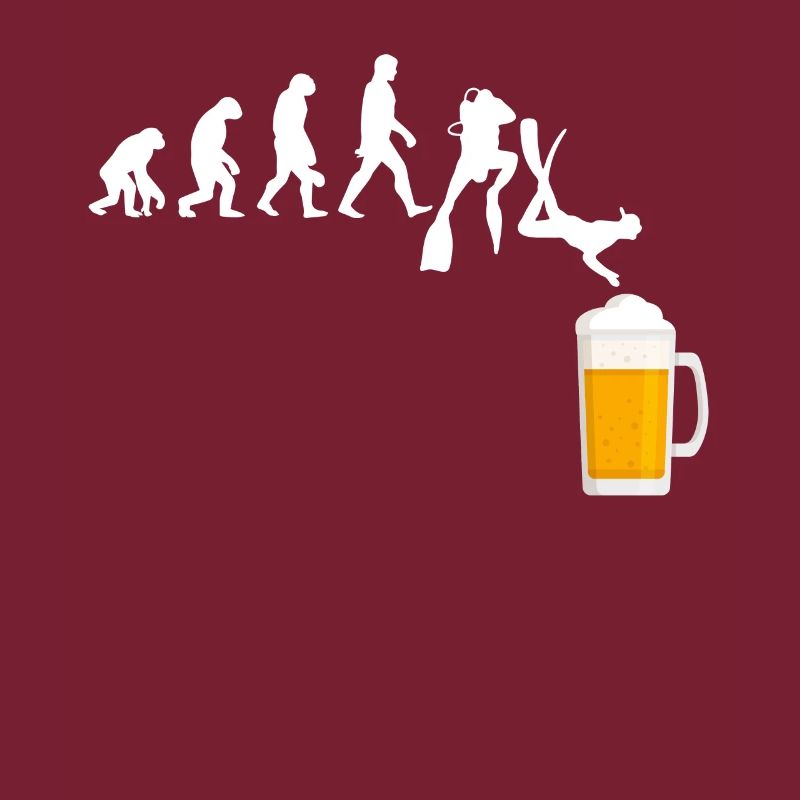 Plongeur Evolution bière Plongée Plongée Profonde Alcool