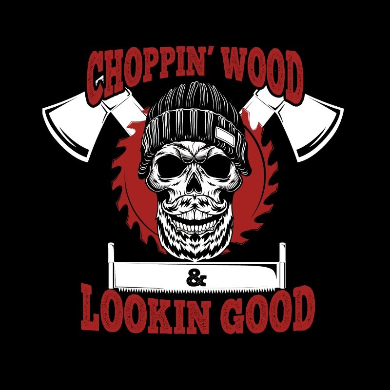 Choppin wood and looking good
