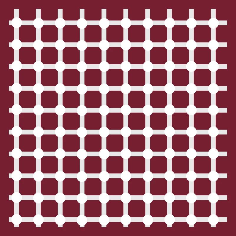 Hermann Grille Perception Illusion Optique Cadeau
