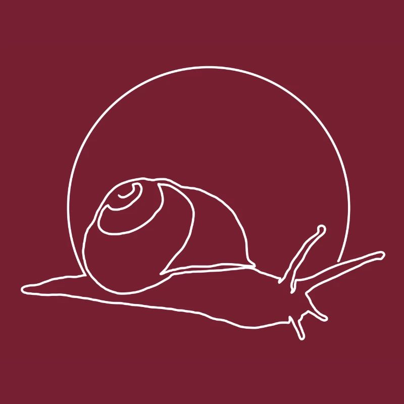 Schnecke Premium Design Geschenk Geschenkidee