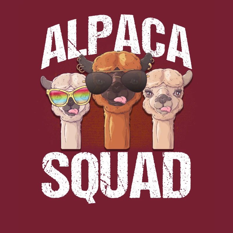 Alpaca Squad Alpaka Lama Alpakas Geschenk