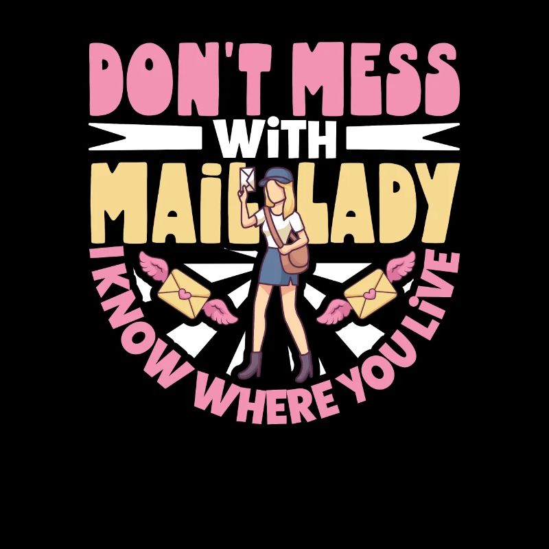 Postangestellte Postdame Postbote Post