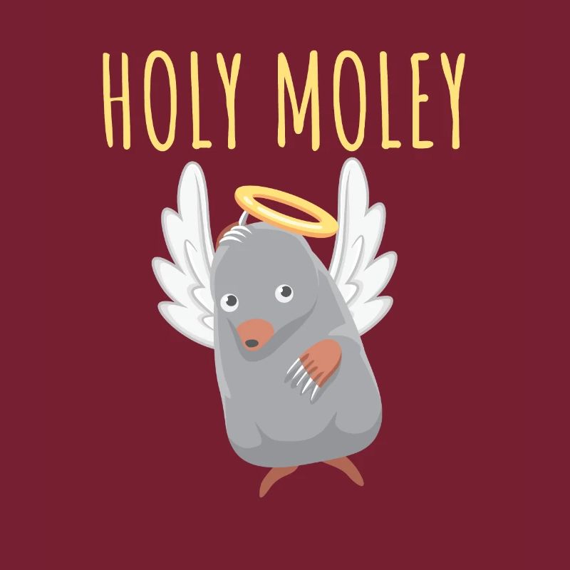 Holy Moly Mole Ange Mole Throw Doux Petit