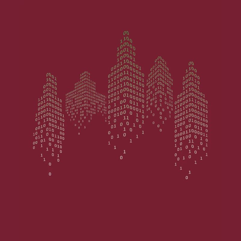 Binary City Computer Scientist Hack Coder