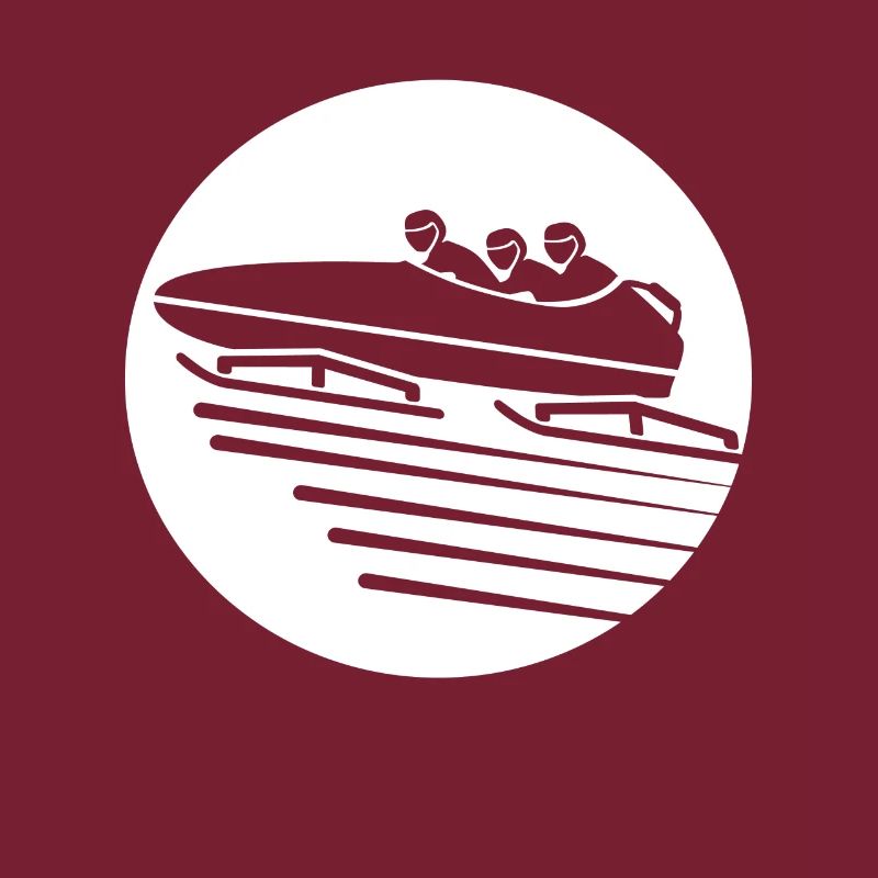 Ice sledding bobsleigh bobsleigh