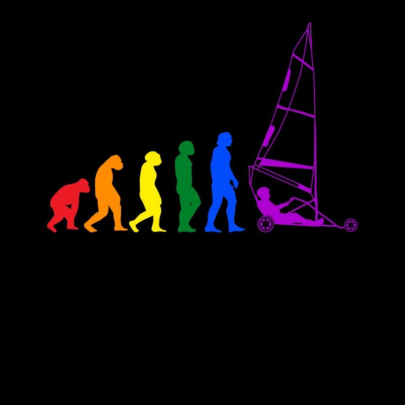 Beach Sailor Sailing Evolution Char À Voile