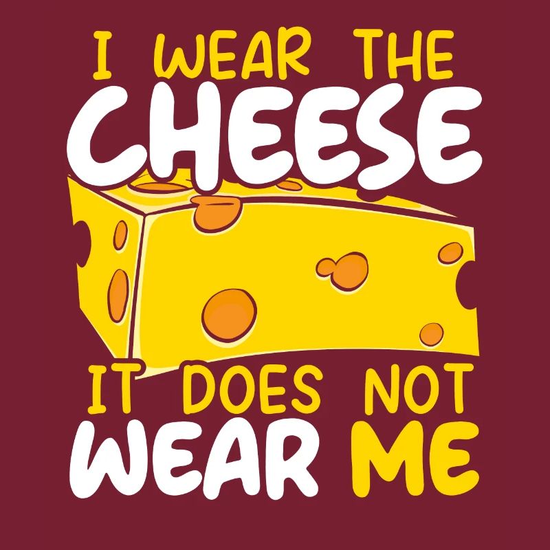 Ich trage den Käse Es trägt mich nicht käsiges Essen