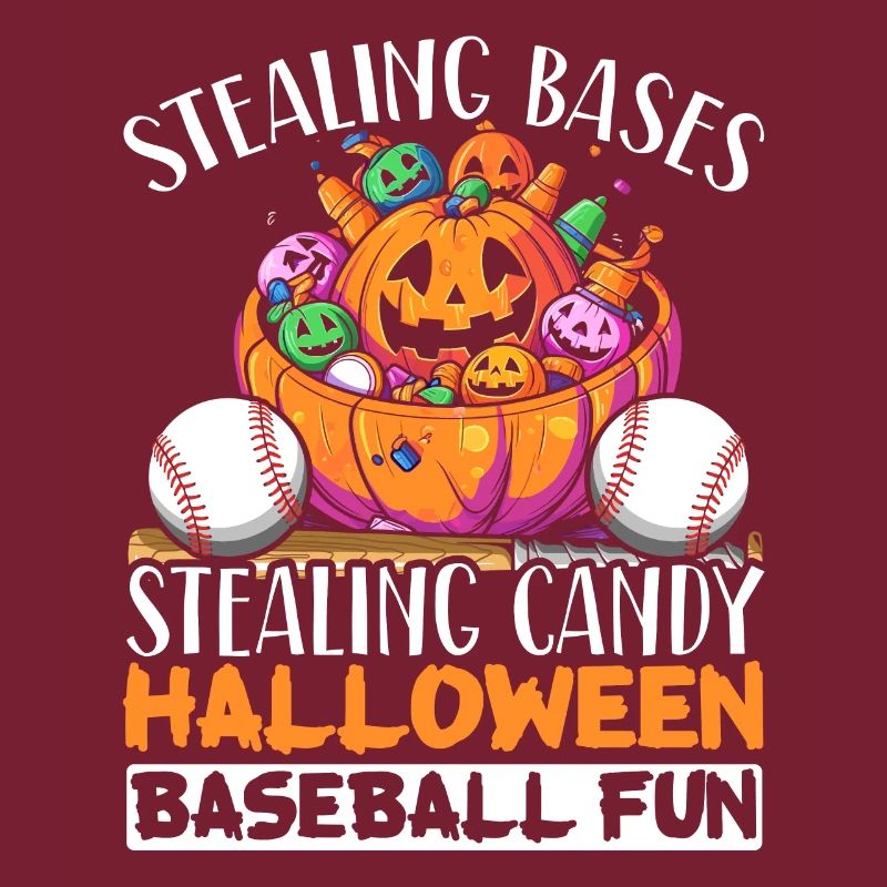 Baseball Halloween Süßes oder Saures Baseballspieler
