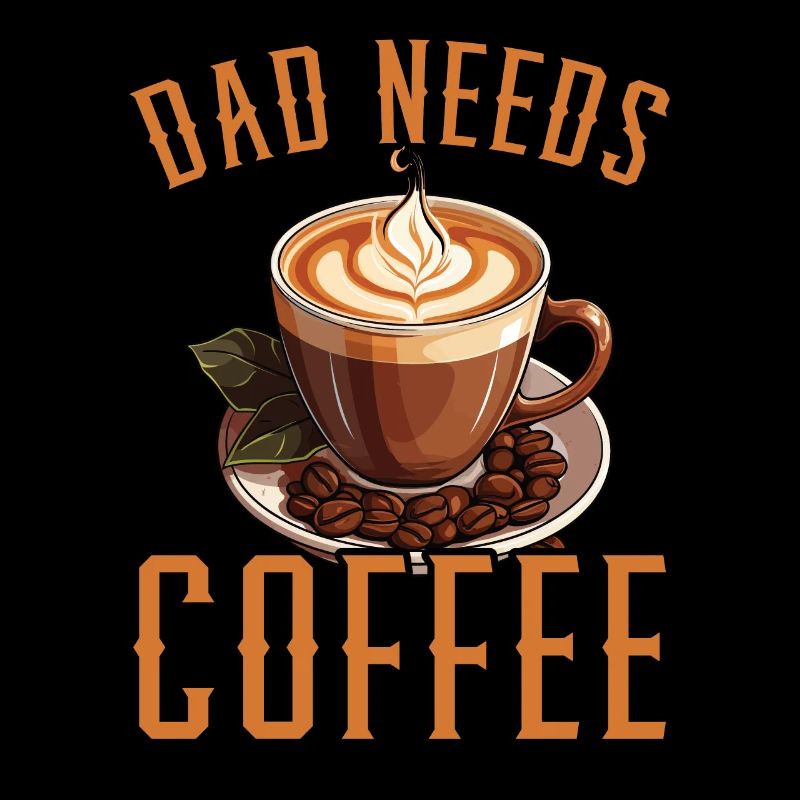 Dad Coffee Drinker Caffeine Daddy Fathers Day