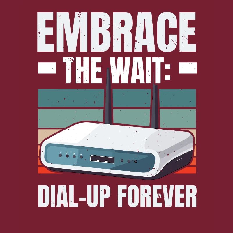 DFÜ-Internetverbindung 90er Computerwitze