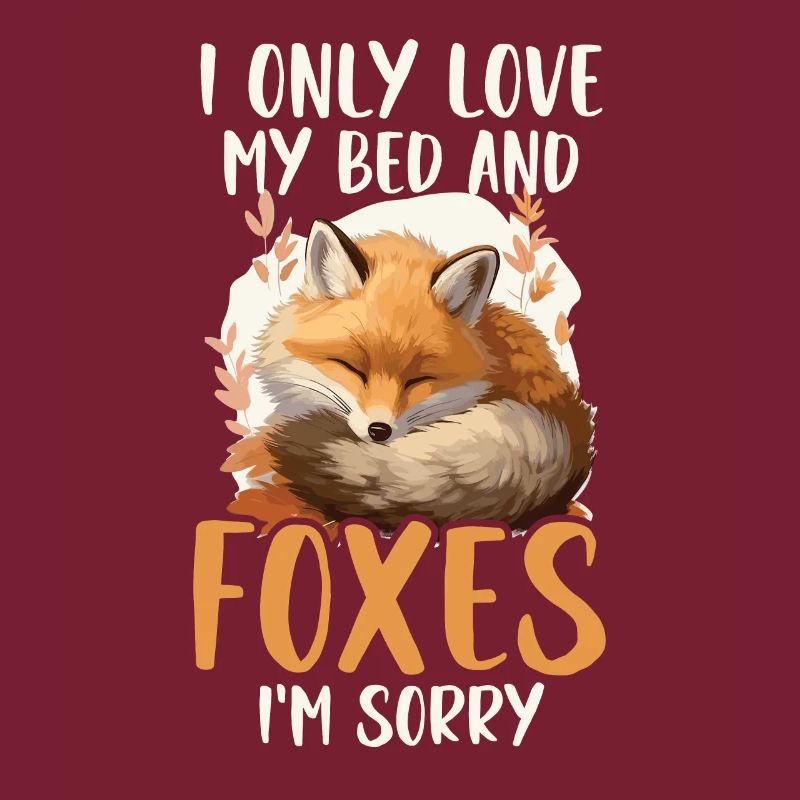 Sleeping Fox Sleepyhead Napping Sleep Fox Lover