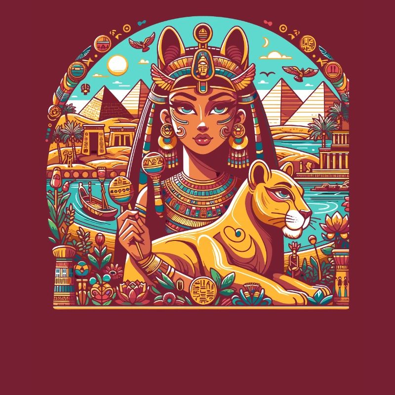 Bastet Déesse égyptienne Égypte Pyramide Égypte