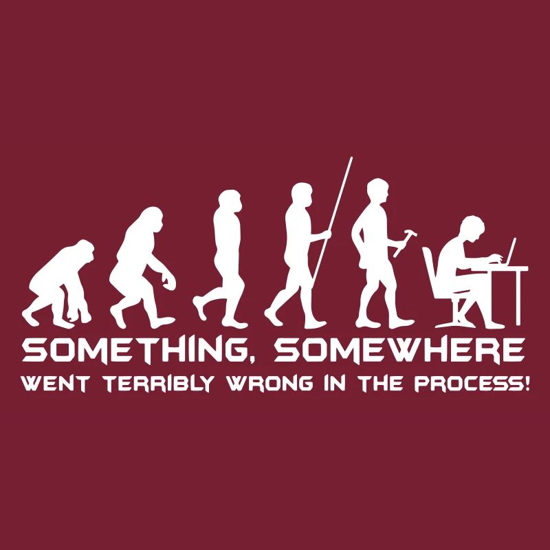 Evolution of Man Nerd Geek Computer Gift