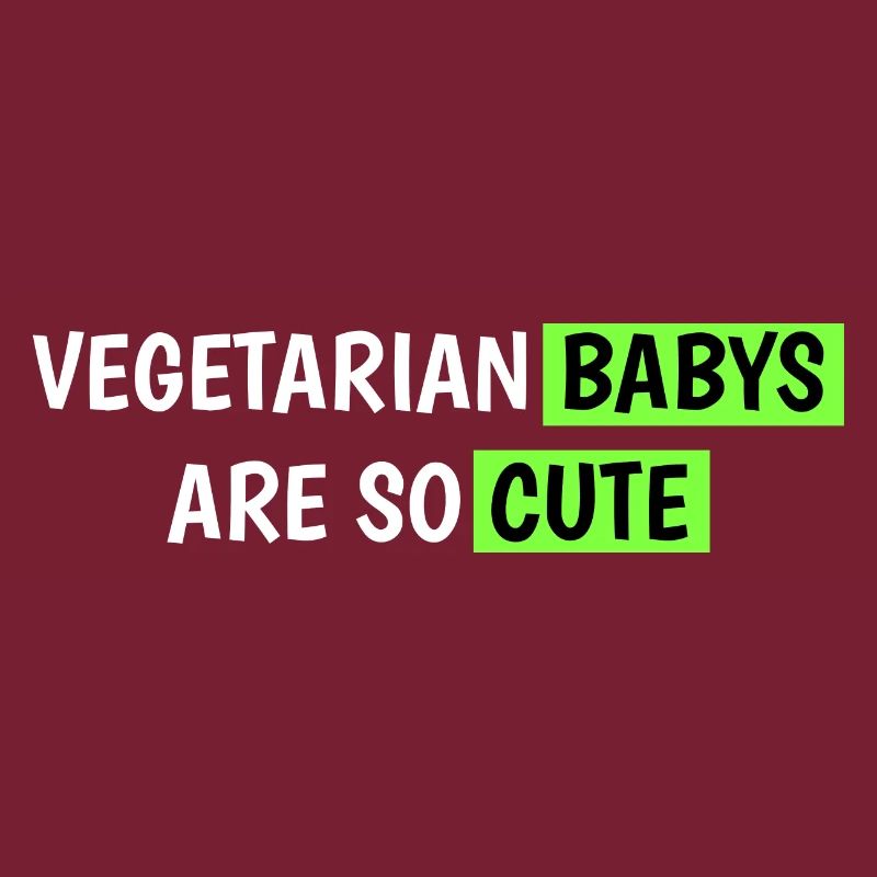 vegetarische Babys sind so süß