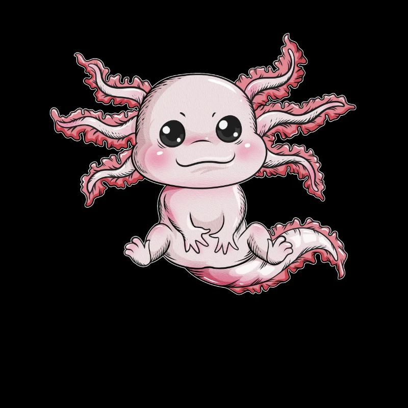 Niedlicher Axolotl Molchdesign Kinder Geschenk