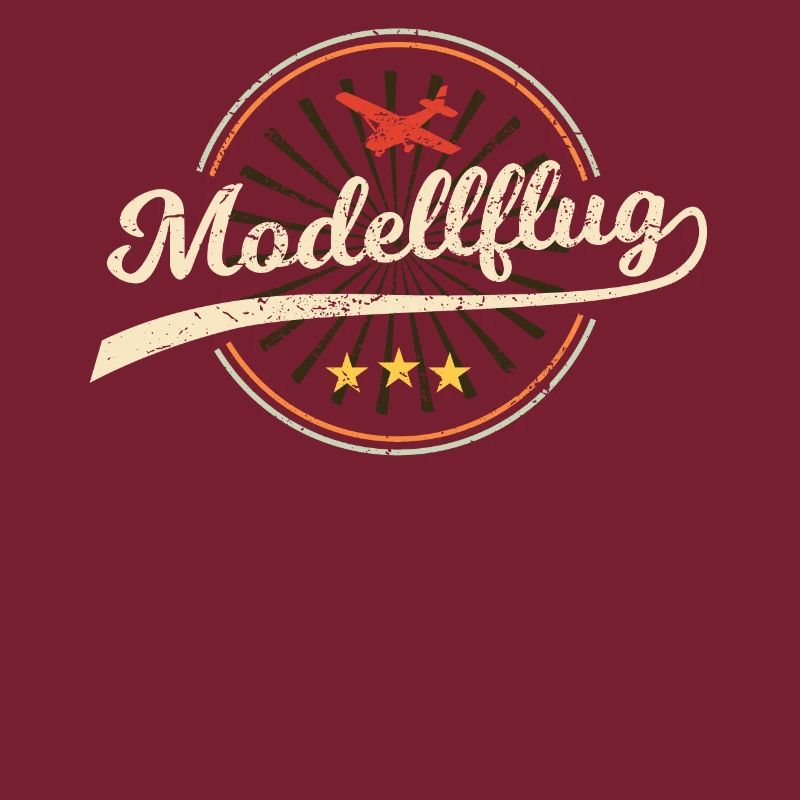 Modellflug Modellbauer Flugzeug Geschenk Retro
