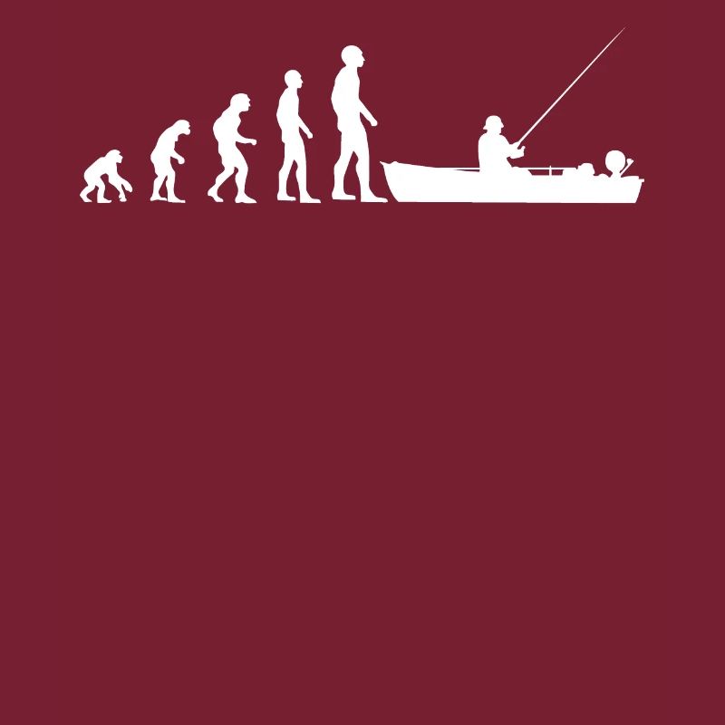 Pêcheur pêche bateau de pêche Evolution Drôle cadeau