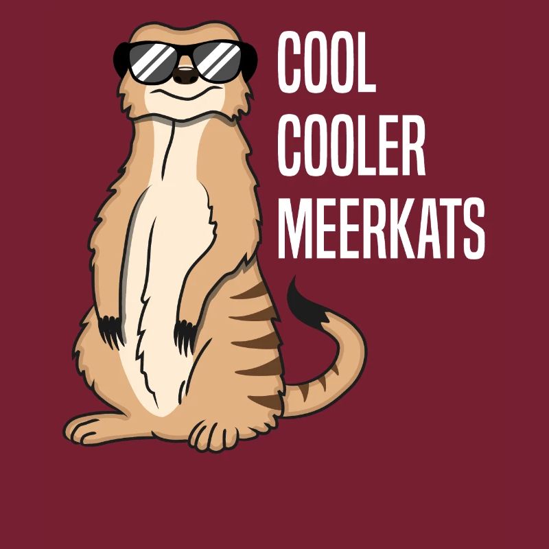 Cooles Erdmännchen Lustiger Spruch Geschenk