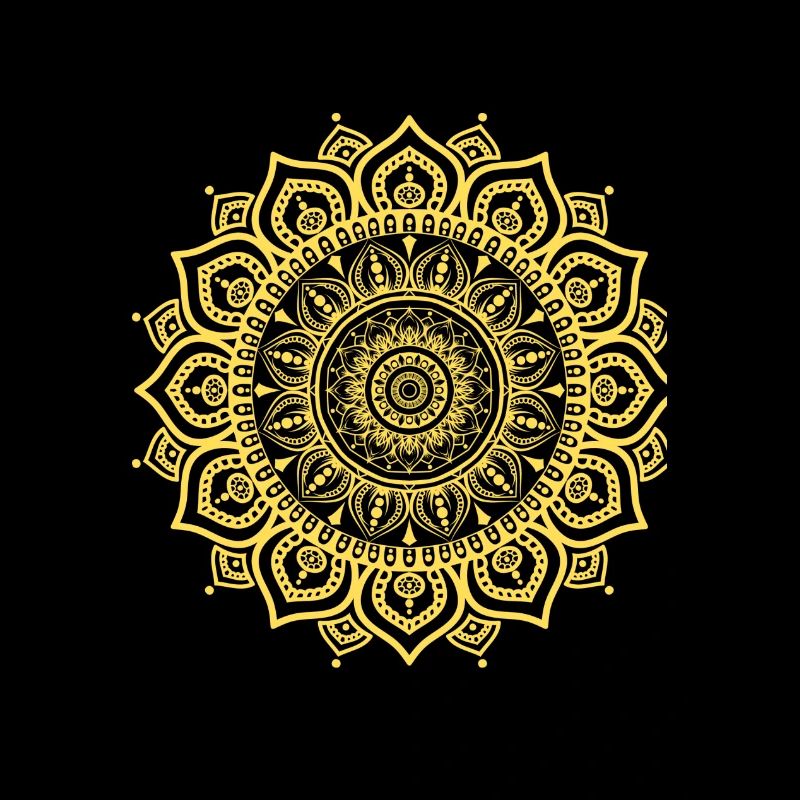 Mandala Gelb
