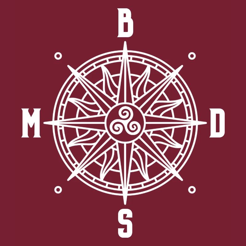 BDSM Triskele Emblem Kompass SM Geschenk