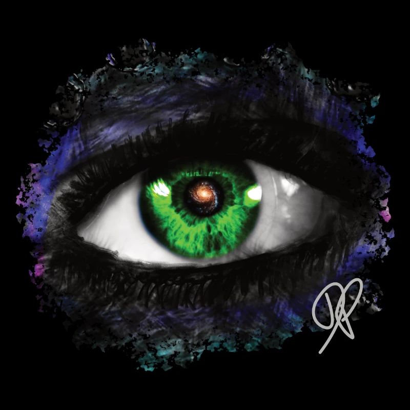 Eye Eye Universe Pupil Iris Graffiti