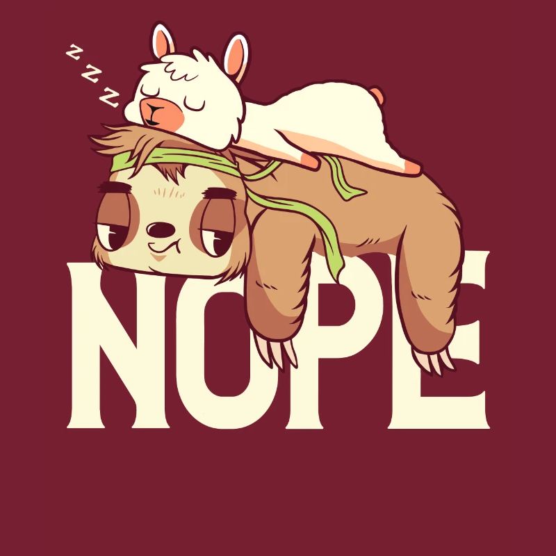 Sloth Llama while chilling