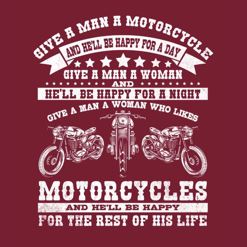 Motorrad Motorradfahrer Ehemann Ehefrau Motorräder