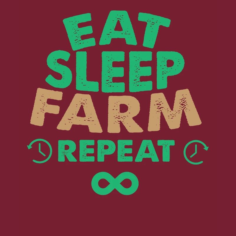 Manger dormir ferme répéter