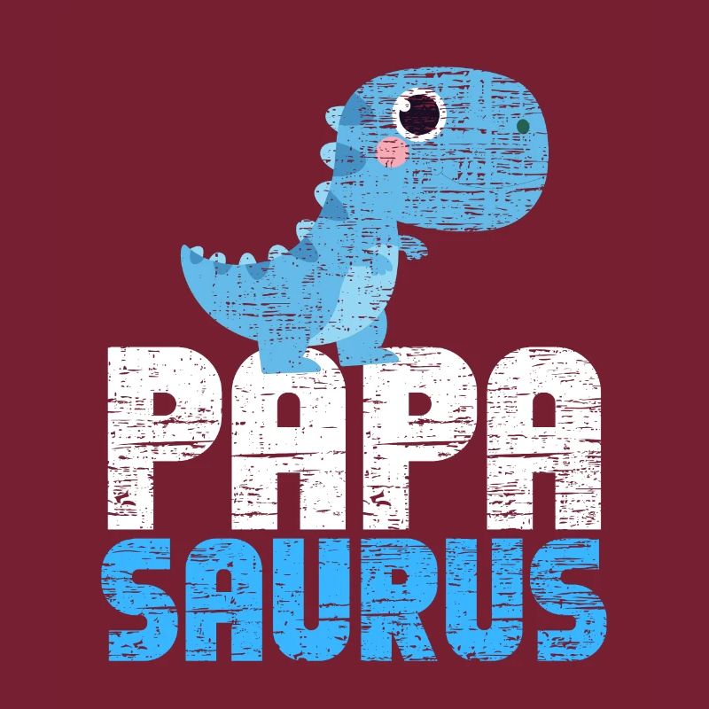 Papasaurus Dinosaurier Rex Papa Saurus Dad Dino