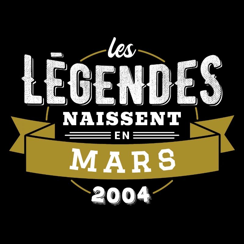 Les légendes naissent en mars 2004