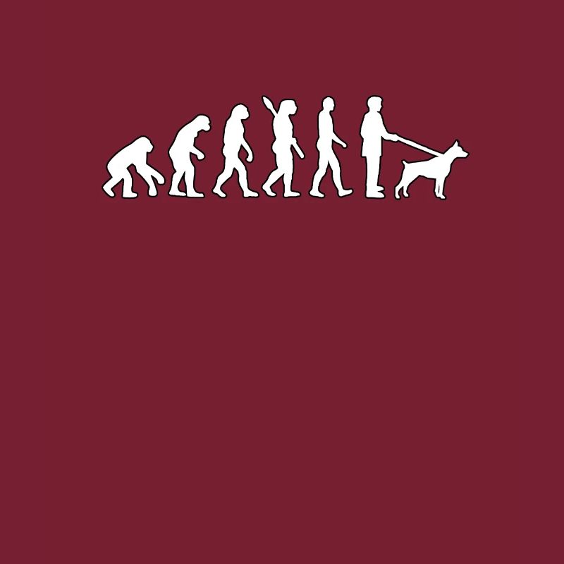 Dobermann Evolution lustiges Geschenk