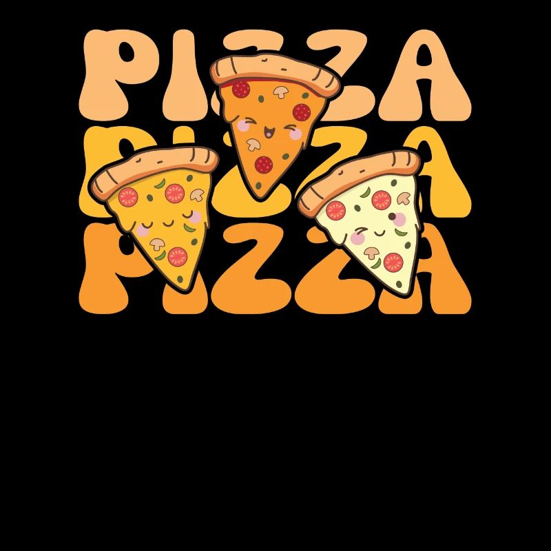 Mignonnes tranches de pizza sucrées kawaii pizza
