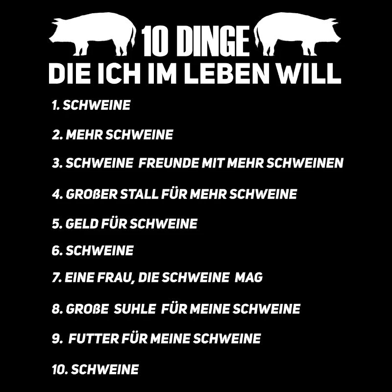 Schwein Schweine Bauer Geschenk