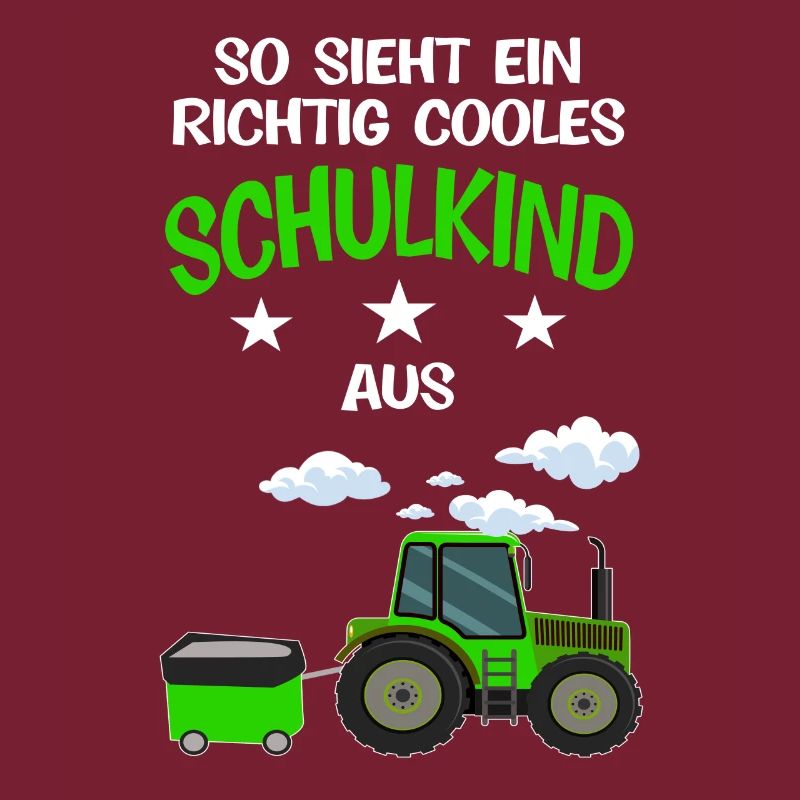 Schulkind Traktor Erstklässler Geschenk