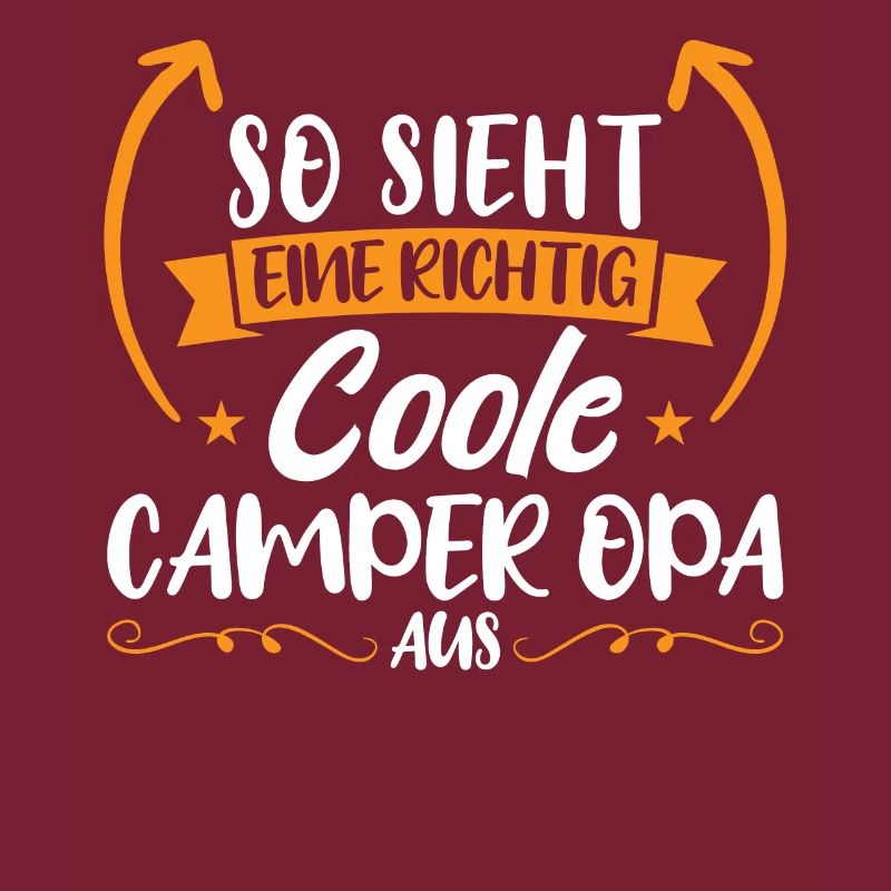 Campen Opa camper Wanderung Geschenk