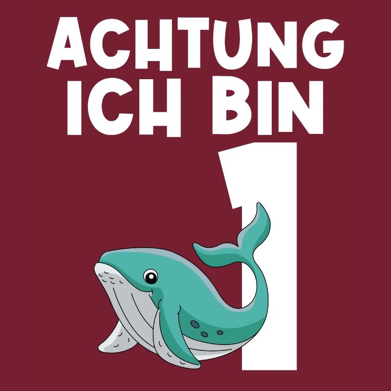 1.Geburtstag Wal Geburtstagsfeier Geschenk