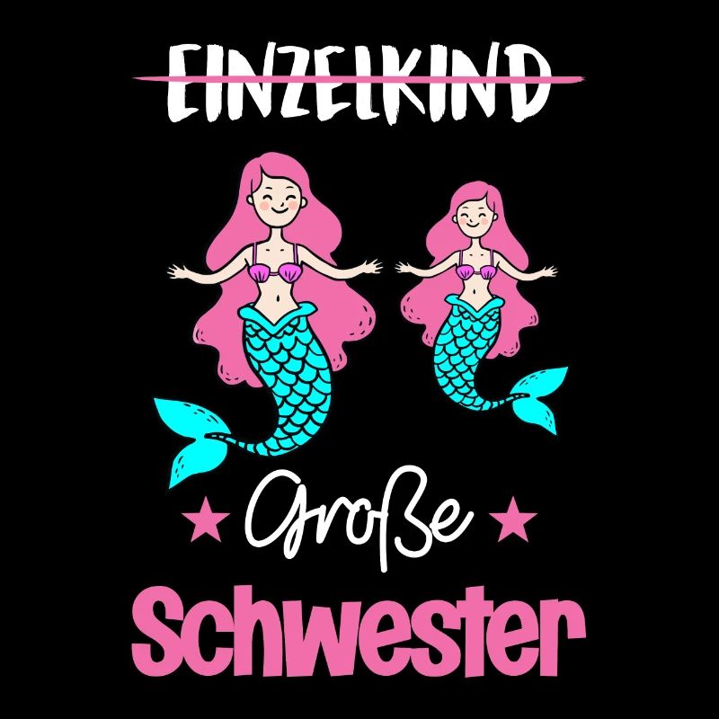 Große Schwester Meerjungfrau Kinder Geschenk