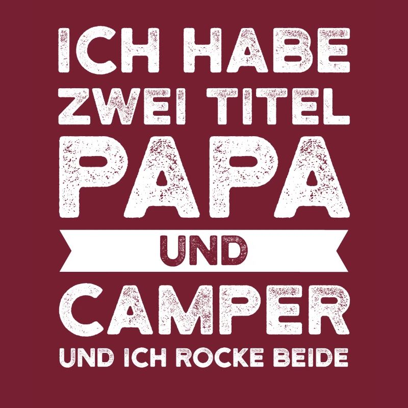 Camper Papa Camping Geschenk