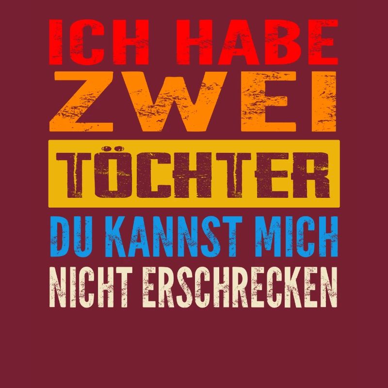 Papa 2 Töchter Töchter Geschenk