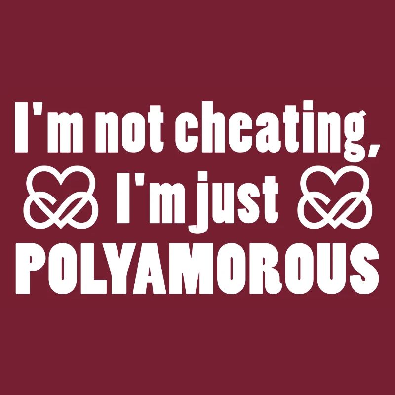 Polyamory Infinity Heart - I'm just polyamorous