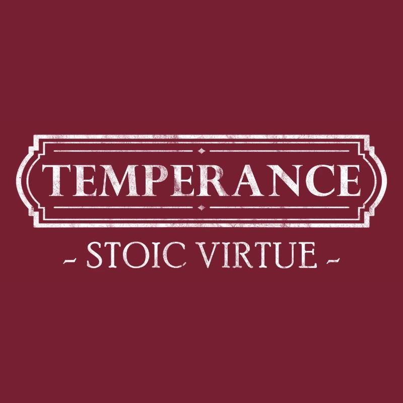 Temperance Stoic Virtue Moderation Stoicism