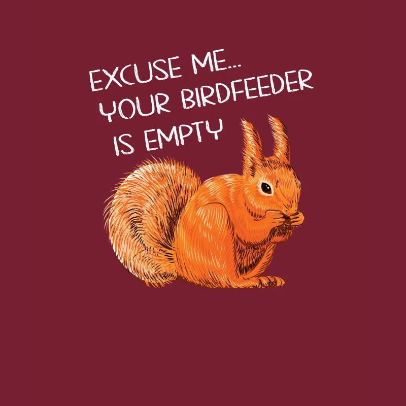 Lustiger Eichhörnchen Spruch