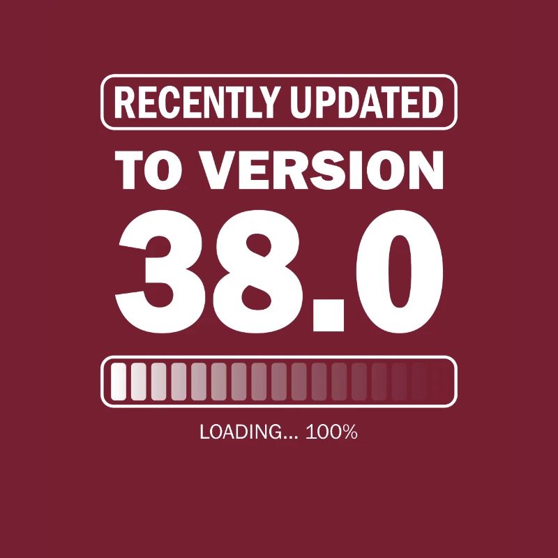 recently updated to version 38 - Gamer Birthday