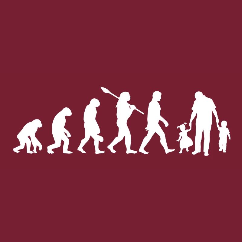 Papa Evolution Kids Gift