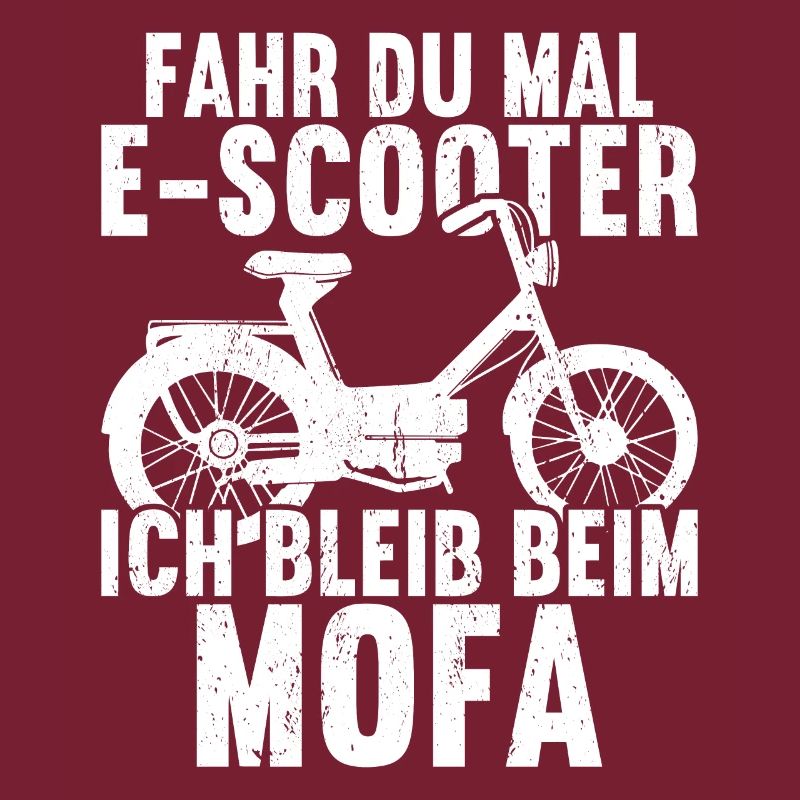 Mofa Moped Rollerfahrer