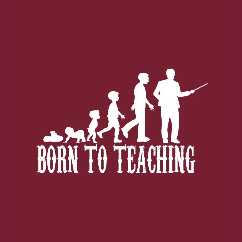 Lehrer Kind Baby Evolution Geschenk